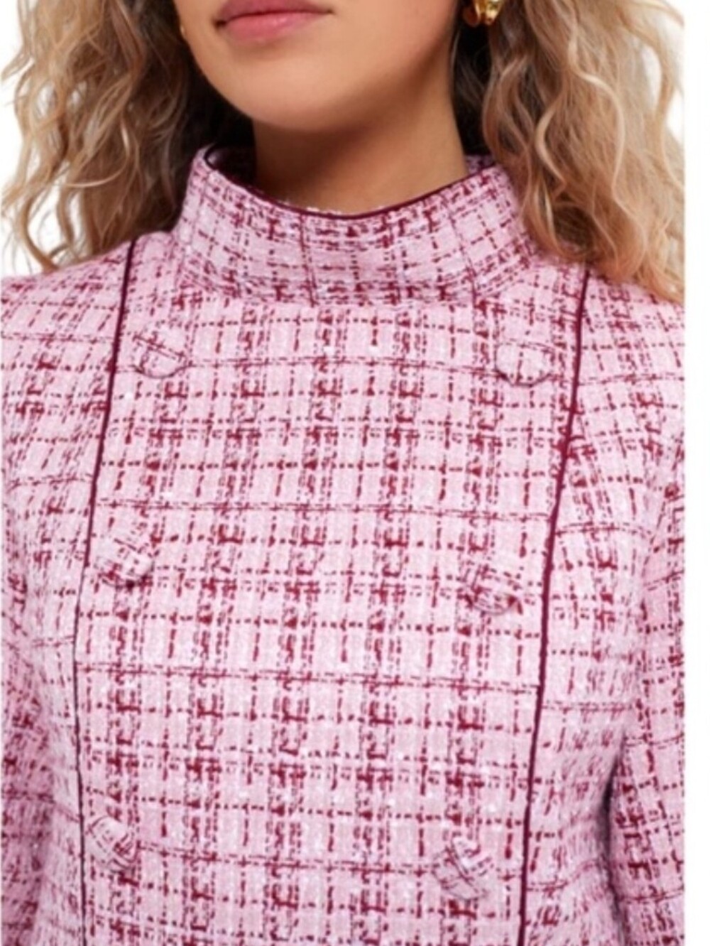 Tuckernuck Pink Tweed Shift Dress - Size XXL - Picture 2 of 13